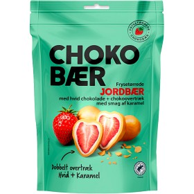 Bild på Nordthy Frystorkade Jordgubbar med Vit Choklad & Kolasmak 90g