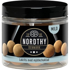 Bild på Nordthy Lakritskulor Mild 100g