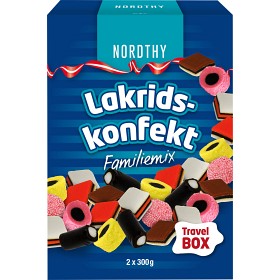 Bild på Nordthy Travelbox Lakritskonfekt 600g