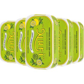 Bild på Nuri Sardiner i Olivolja & Citron 5x125g