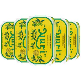 Bild på Nuri Sardiner Olivolja 5x125g