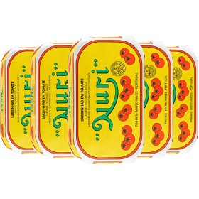 Bild på Nuri Sardiner Tomatsås 5x125g