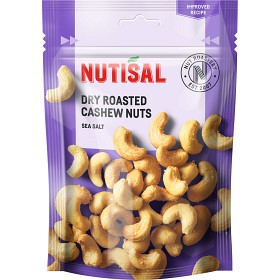 Bild på Nutisal Dry Roasted Cashews 140g