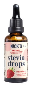 Bild på Nicks Stevia Drops Strawberry 50 ml