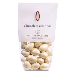 Bild på Nuts’n More Mandlar Ljus Choklad Ivory 115g