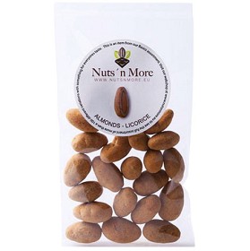 Bild på Nuts’n More Mandlar Vit Choklad & Lakrits 130g