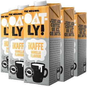 Bild på Oatly Vanilla iKaffe Havredryck 6x1L