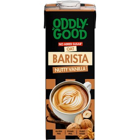 Bild på Oddlygood Barista Nutty Vanilla Havredryck 1L
