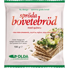 Bild på Olda Spröda bovetebröd med quinoa 100 g