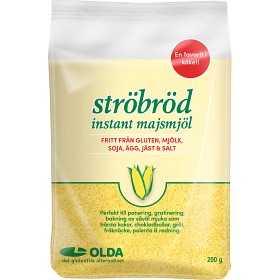 Bild på Olda Ströbröd Instant Majsmjöl Glutenfritt 200g