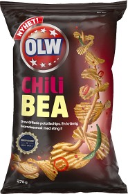 Bild på OLW Chips Chili Bea 275g