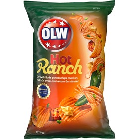 Bild på OLW Chips Hot Ranch 275g
