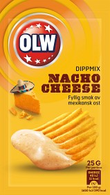 Bild på OLW Dipp Nacho Cheese Dippmix 25g