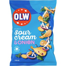 Bild på OLW Chips Sourcream & Onion 175g