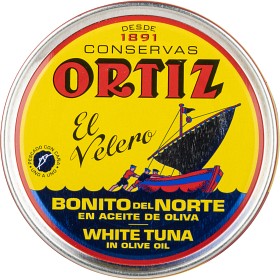Bild på Ortiz Bonito del Norte Vit Tonfisk i Olivolja 158g