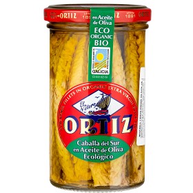 Bild på Ortiz Caballa Makrill i Olivolja Glas 250g