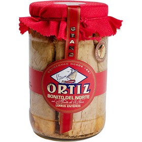 Bild på Ortiz Bonito del Norte Vit Tonfisk i Olivolja Glasburk 1600g