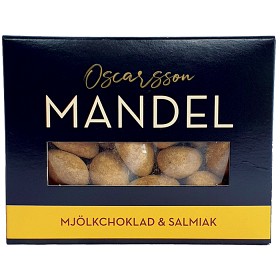 Bild på Oscarssons Mandel Mjölkchoklad & Salmiak 130g