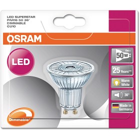 Bild på Osram LED Superstar PAR16 DIM 50 36D 4,6W/827 GU10