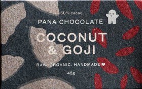 Bild på Pana Raw Chocolate Coconut & Goji 45 g