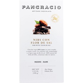 Bild på Pancracio Mörk Choklad med Kakaonibs & Flingsalt 64% 100g