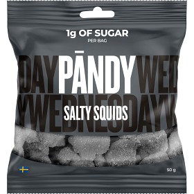 Bild på Pändy Candy Salty Squids Skumgodis 50g