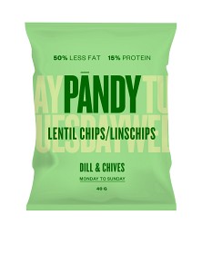Bild på Pändy Lentil Chips Dill & Chives 40 g