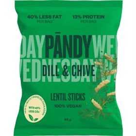 Bild på Pändy Lentil Sticks Dill & Chive 50 g