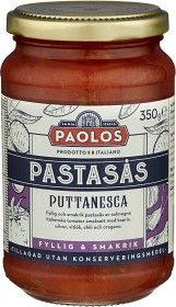 Bild på Paolos Pastasås Puttanesca 350 g