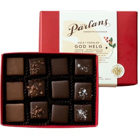 Bild på Pärlans Konfektyr Kola i Choklad God Helg 12 bitar