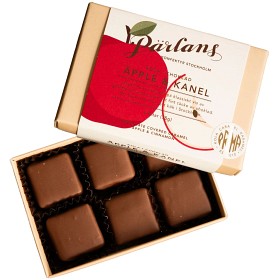 Bild på Pärlans Konfektyr Kola i Mjölkchoklad Äpple & Kanel 75g