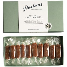 Bild på Pärlans Konfektyr Kola Salt Lakrits 100g