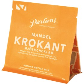Bild på Pärlans Konfektyr Krokant med Mandel & Mjölkchoklad 70g