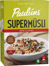 Bild på Paulúns Supermüsli Äpple och kanel 500 g