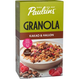 Bild på Pauluns Granola Kakao & Hallon 450 g