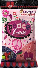 Bild på Peace & Love lakrits/hallon 80 g