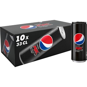 Bild på Pepsi Max Burk 10x33cl inkl pant