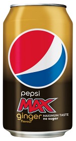 Bild på Pepsi Max Ginger Burk 33 cl inkl. pant