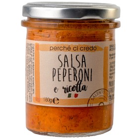 Bild på Perché ci Credo Salsa med Peperoni & Ricotta 180g