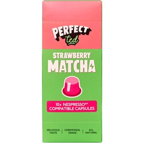 Bild på PerfectTed Strawberry Matcha Nespresso Kapslar 10-pack
