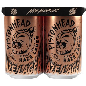 Bild på Pistonhead Haze Lager 0,5% Burk 4x33cl