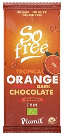 Bild på Plamil So Free Tropical Orange Dark Chocolate 60% 80 g