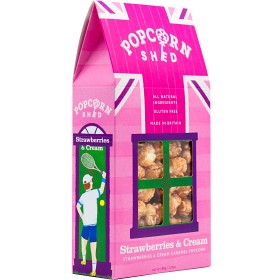 Bild på Popcorn Shed Popcorn Strawberries & Cream 80g
