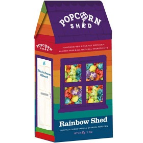 Bild på Popcorn Shed Rainbow Vanilj & Karamell 80g