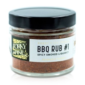 Bild på Porky & Pine BBQ Rub #1 Spicy Rökt med Lakrits 150g