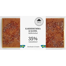 Bild på Pralinhuset 35% Mjölkchoklad Kardemumma & Kanel 100g