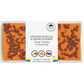 Bild på Pralinhuset Apelsinchoklad Krokantkrisp 100g