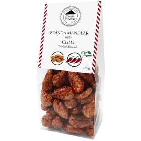 Bild på Pralinhuset Brända Mandlar Chili 100g