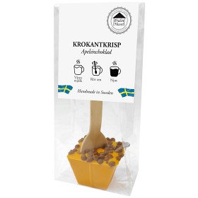 Bild på Pralinhuset Drickchokladklubba Apelsinchoklad Krokantkrisp 50g