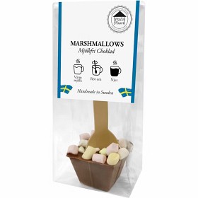 Bild på Pralinhuset Drickchoklad Mjölkfri Choklad Marshmallows 50g